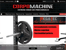 Tablet Screenshot of corpomachine.com